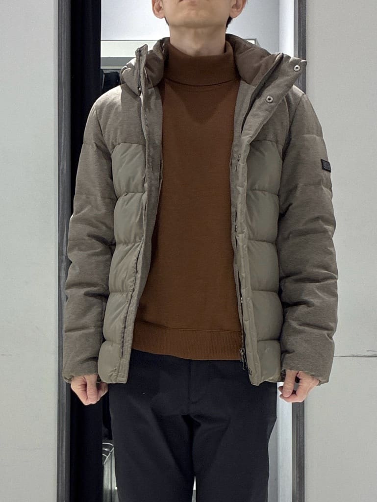 わいずみさんの「TAKEO KIKUCHI｜カラーコンビ ダウンブルゾン」を使ったコーディネート