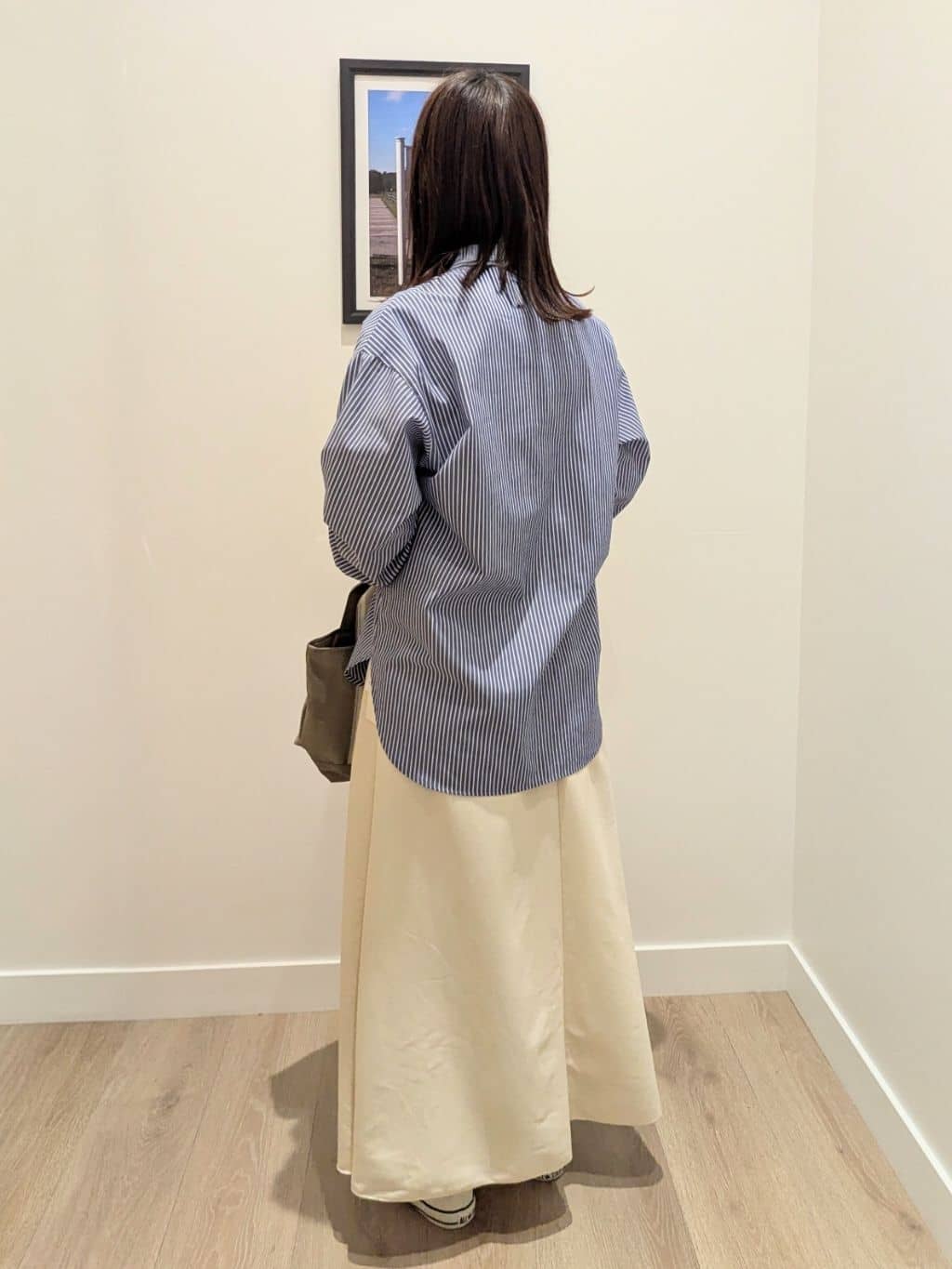 enさんの「Dessin｜【洗える】フリルネックブラウス」を使ったコーディネート