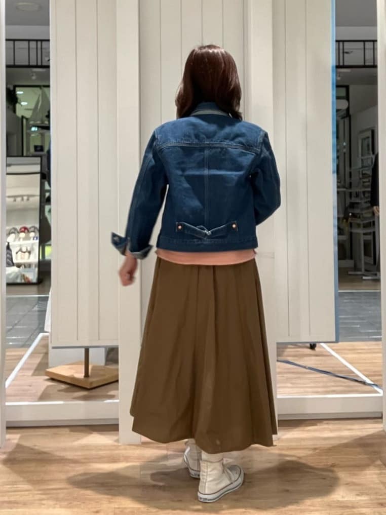 Fujitaさんの「Dessin｜【ユニセックス/2WAY】リバーシブルデニムジャケット」を使ったコーディネート