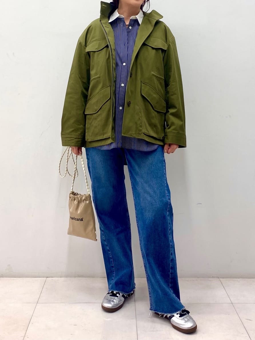 Sawaguchiさんの「DRESSTERIOR｜【ウォッシャブル】コンパクトコットンミリタリーブルゾン」を使ったコーディネート
