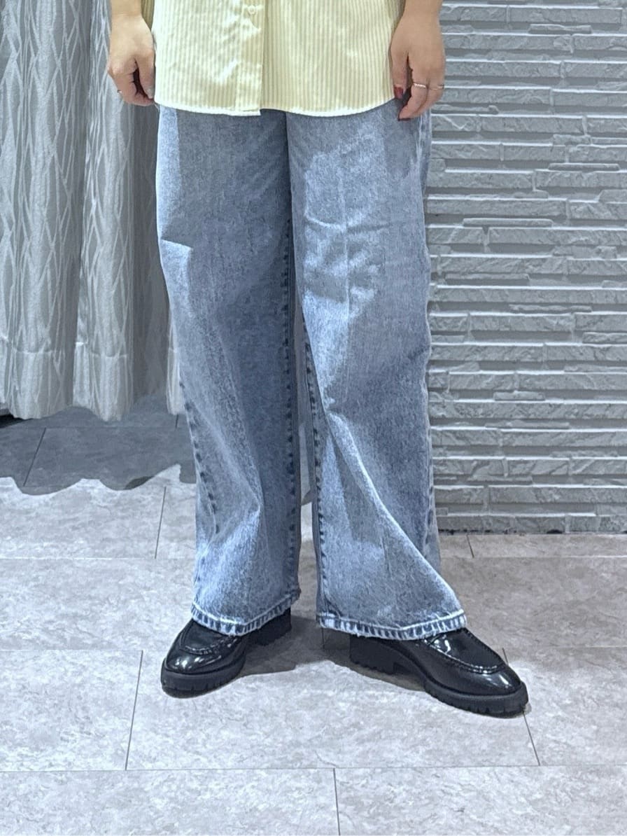 chさんの「THE SHOP TK｜【POLO BCS 別注】ストライプOXシャツ」を使ったコーディネート