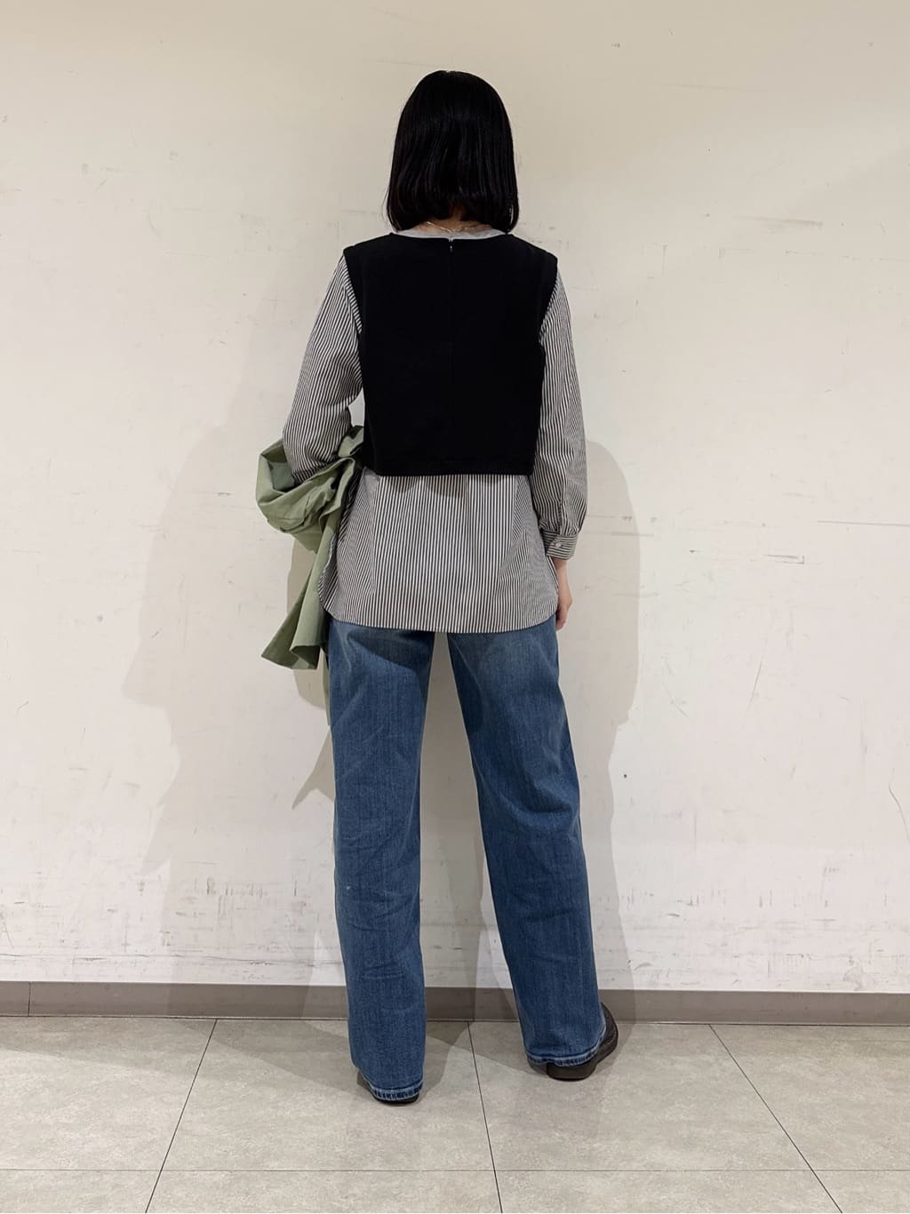 rinaさんの「INDIVI｜【洗える／UVケア】レイヤード風デザイントップス」を使ったコーディネート