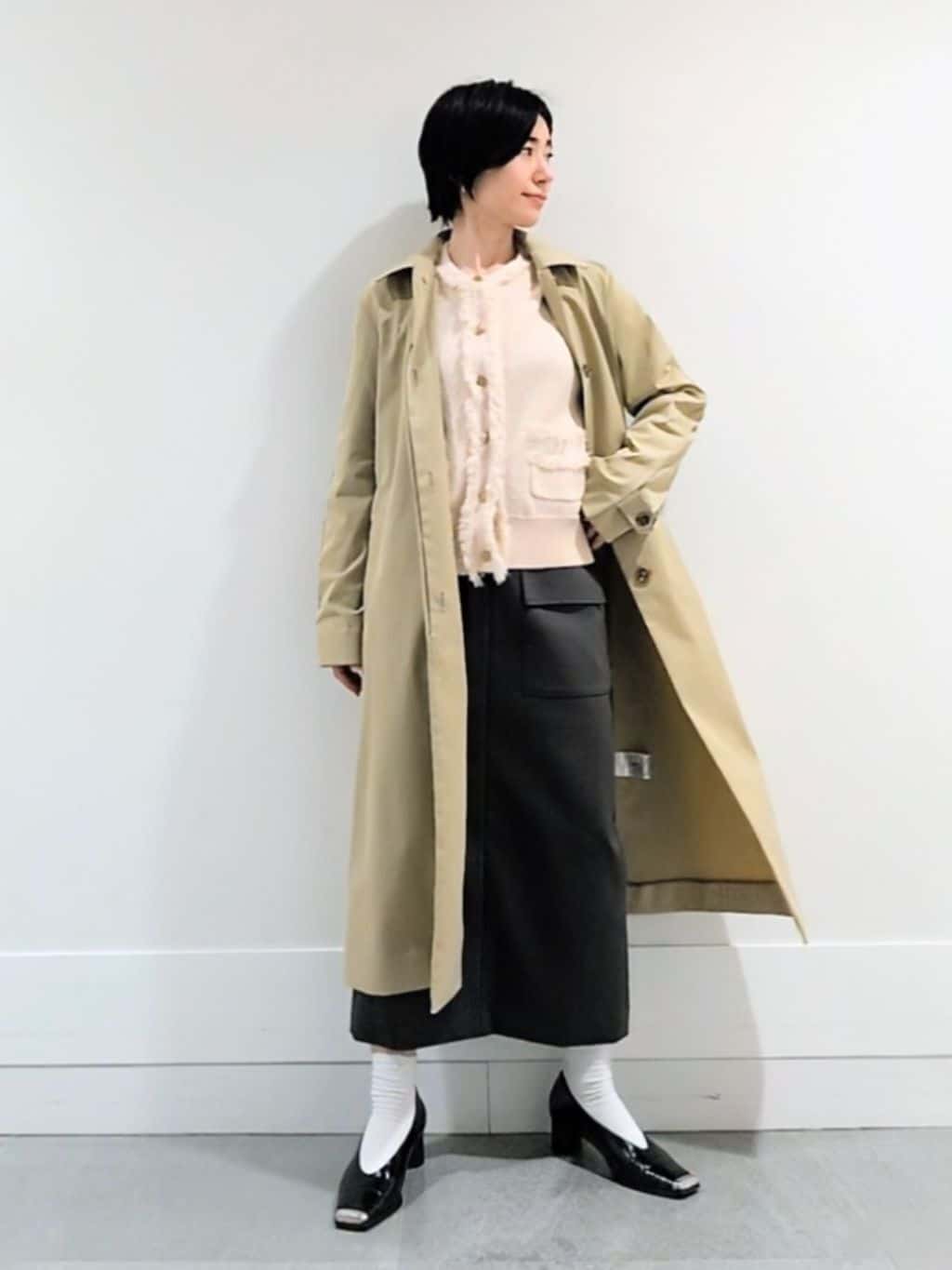 ミズタさんの「UNTITLED｜◆【はっ水/洗える】タスランステンカラーコート」を使ったコーディネート