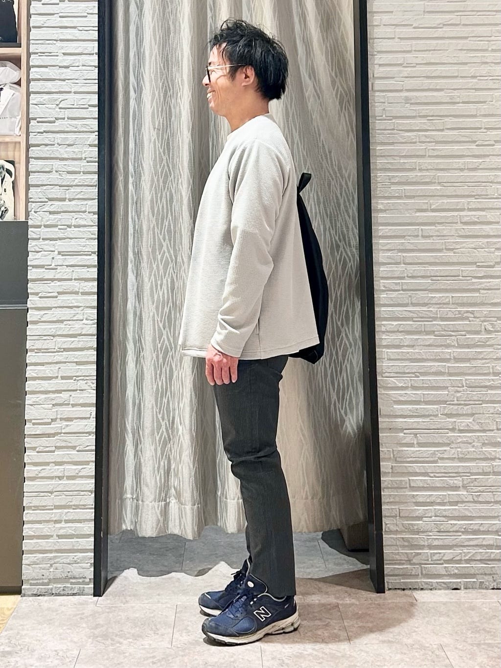 KENJI Iさんの「THE SHOP TK｜【2点セット】カーディガン＋半袖Tシャツ 洗濯機OK」を使ったコーディネート