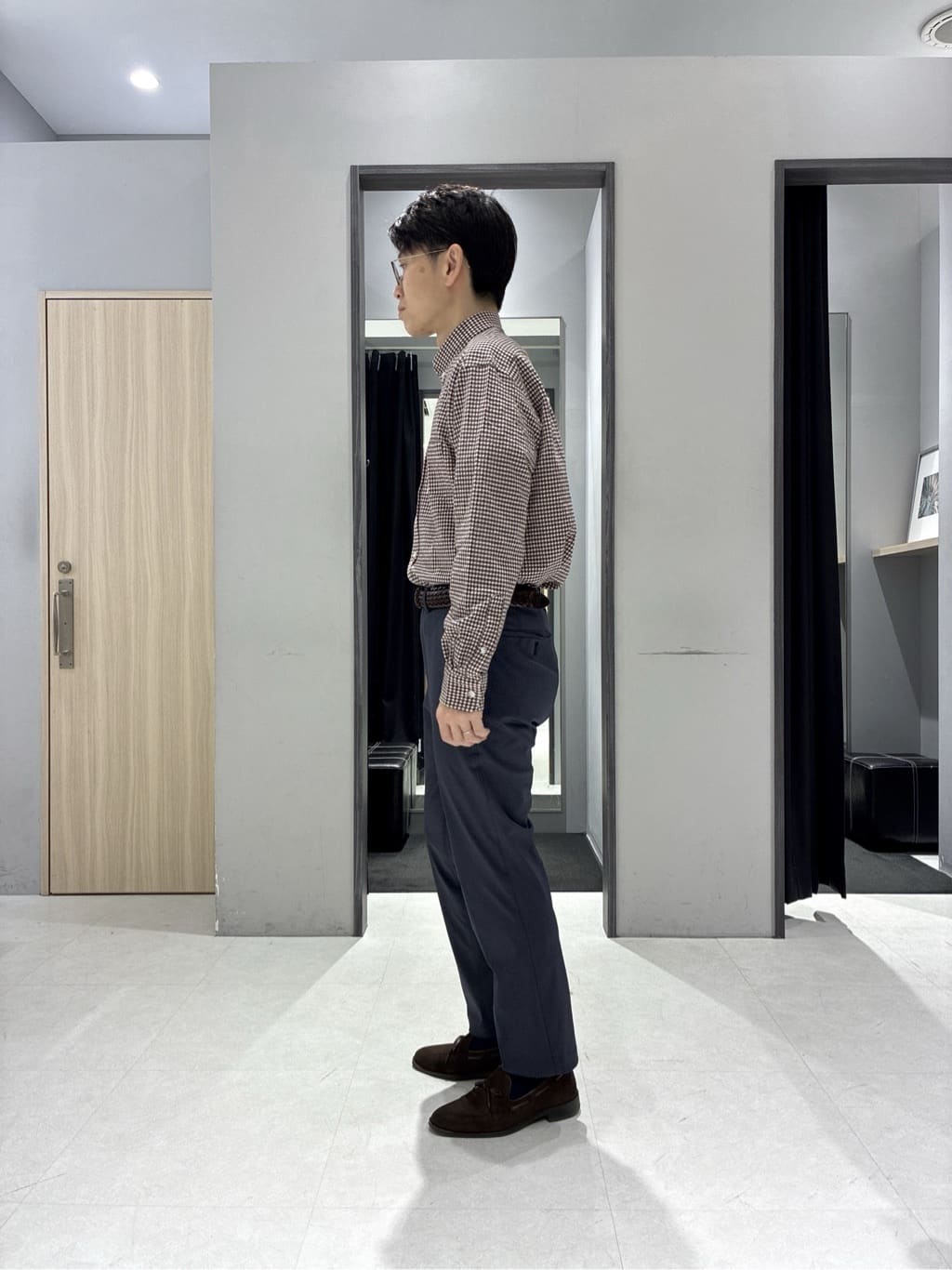 わいずみさんの「TAKEO KIKUCHI｜【360&deg;ストレッチ／軽量】None Of Stress ライト ジャケット（セットアップ対応）」を使ったコーディネート