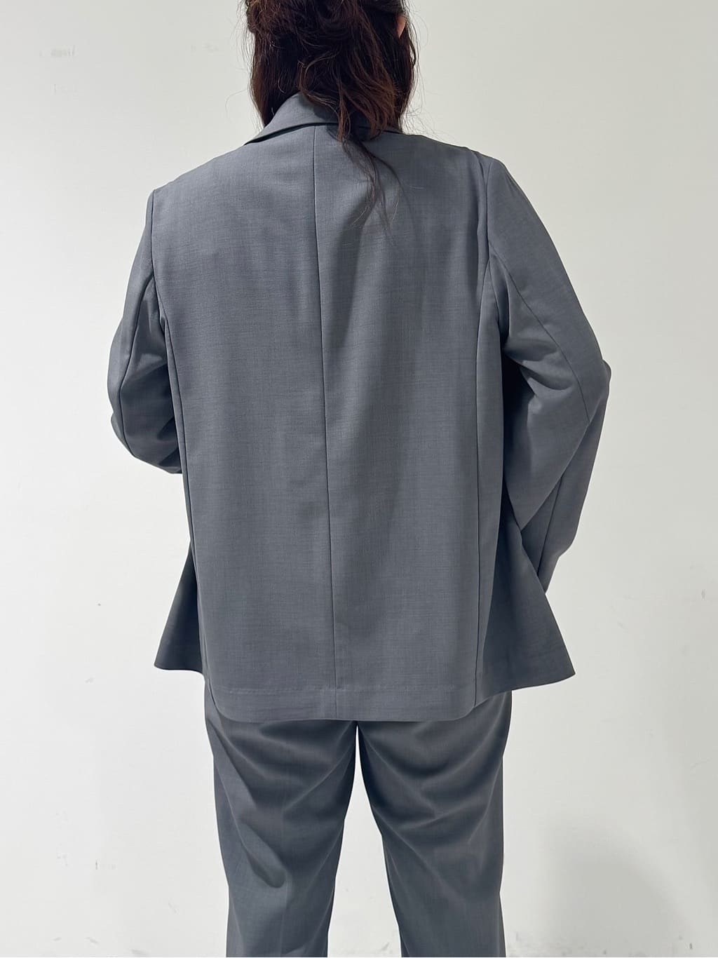 そんさんの「INDIVI｜Comfy SET UP｜ダブルブレストイージージャケット【セットアップ対応／通勤／カセット服／接触」を使ったコーディネート