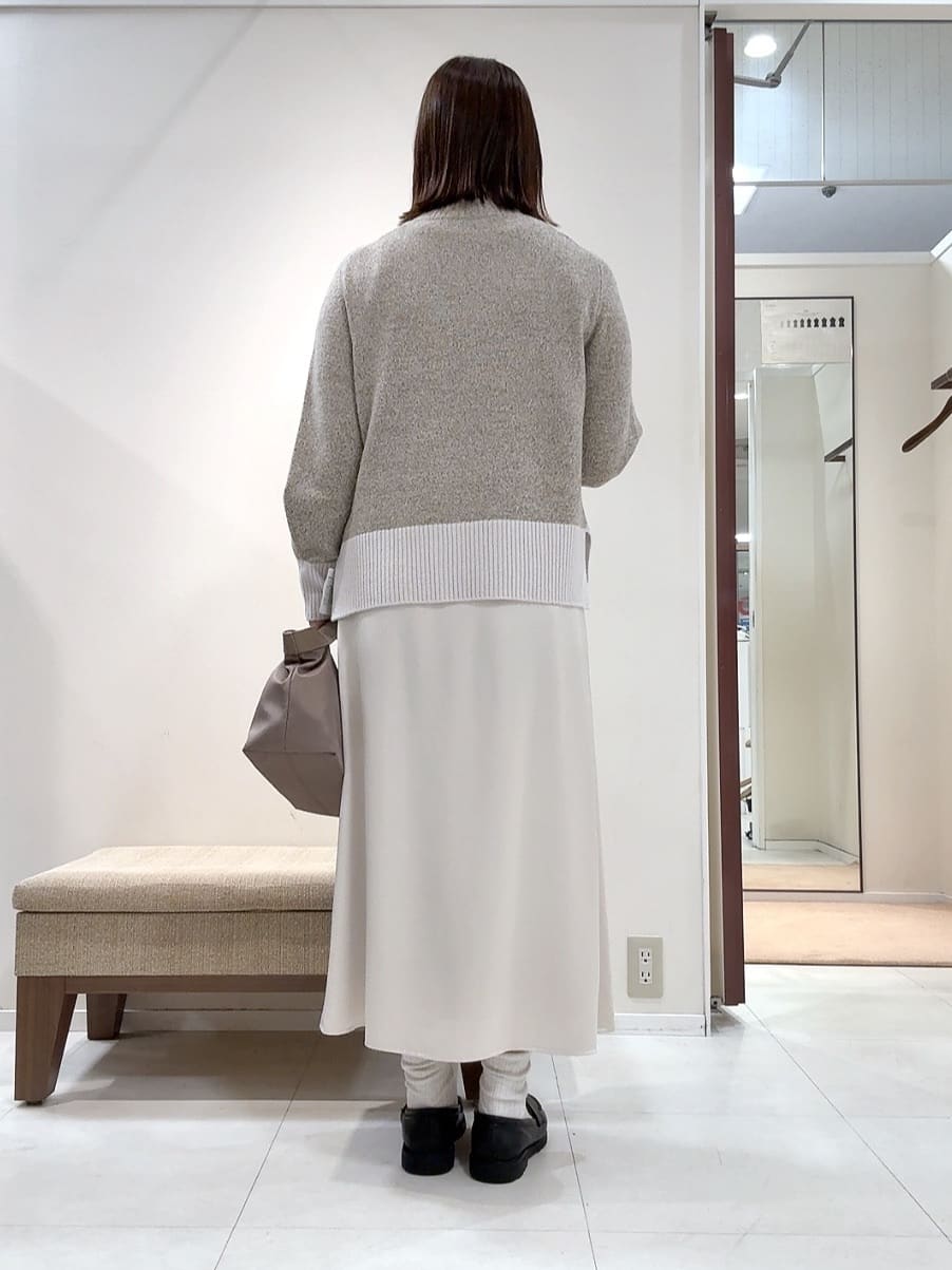 YUIさんの「UNTITLED｜【8色展開/洗える】ウールカシミヤ ハイネックニット」を使ったコーディネート