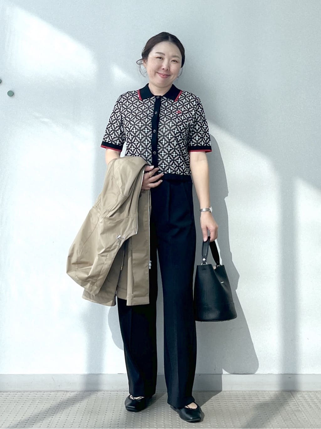 Soeさんの「DRESSTERIOR｜【ウォッシャブル/撥水素材】撥水フーテッドツイルコート」を使ったコーディネート