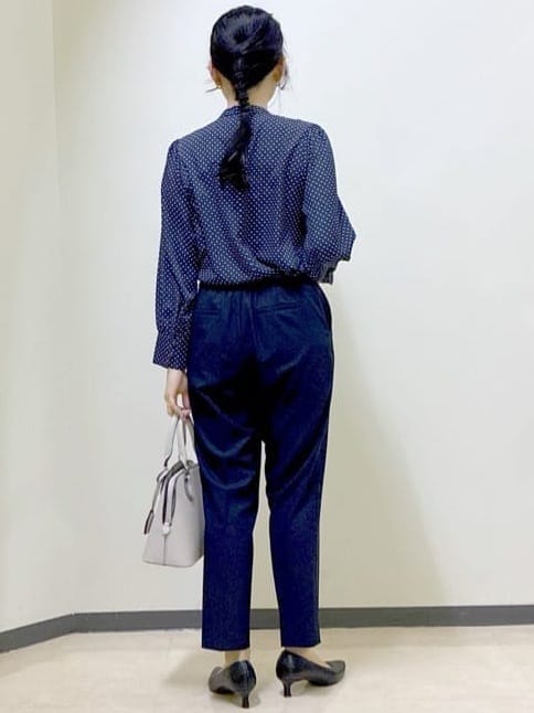  beni_gingerさんの「Reflect｜【SS-4Lサイズ】ドットプリントブラウス」を使ったコーディネート