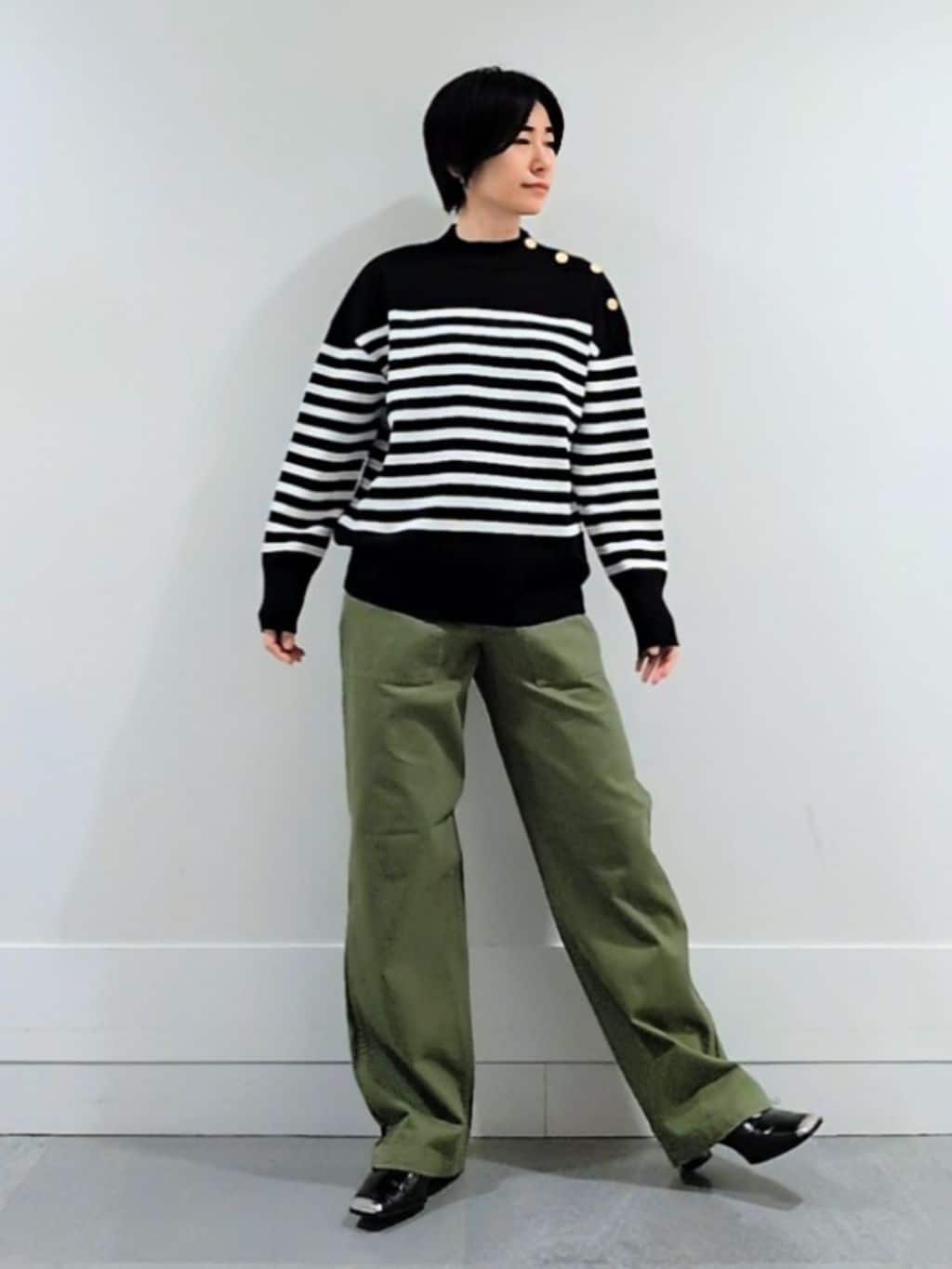 ミズタさんの「UNTITLED｜【洗える】ミラノリブニット」を使ったコーディネート