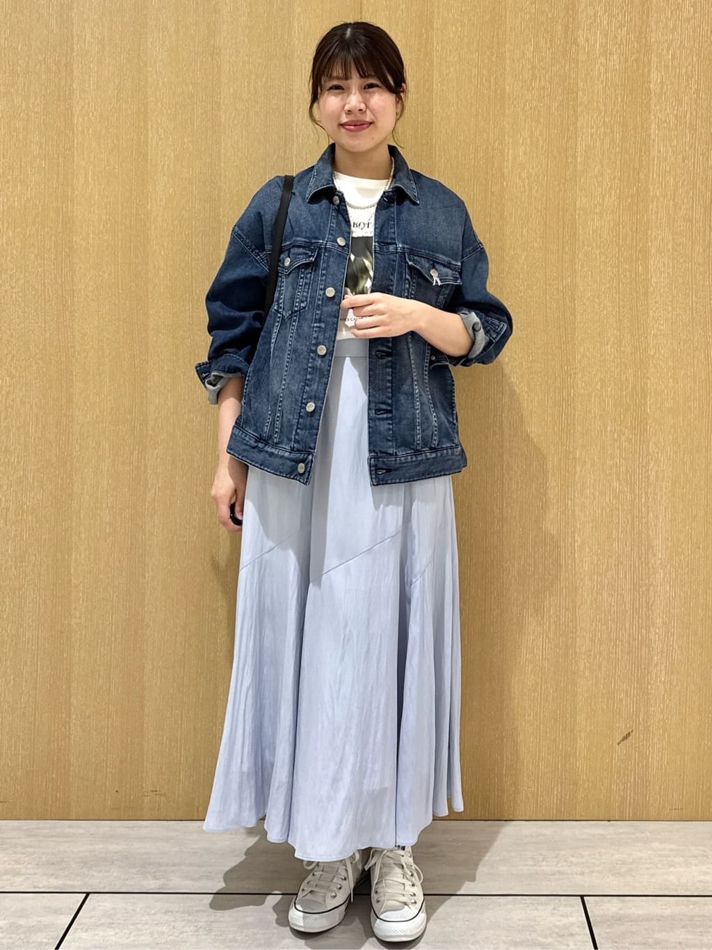nanaさんの「UNTITLED｜【Healthy DENIM】別注Bran／デニムジャケット」を使ったコーディネート