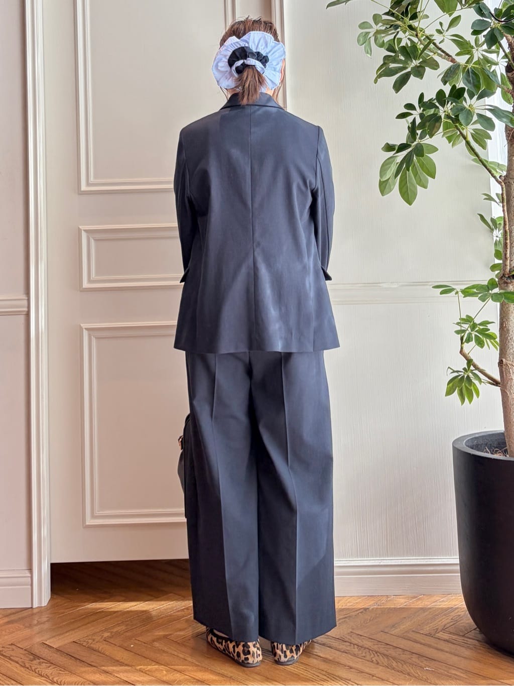 nakaoさんの「DRESSTERIOR｜【セットアップ可/吸水速乾/ウォッシャブル】リネンブレンドオックスダブルジャケット」を使ったコーディネート