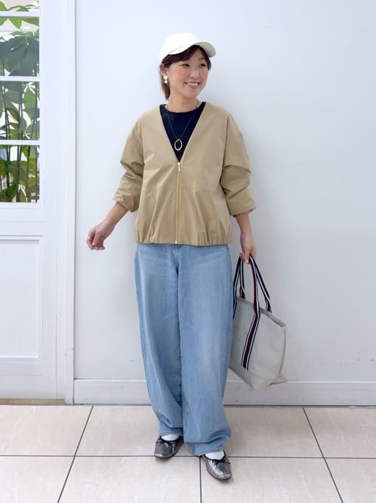 Osawaさんの「Dessin｜【ユニセックス／リンクコーデ】  ロゴ刺繍キャップ」を使ったコーディネート