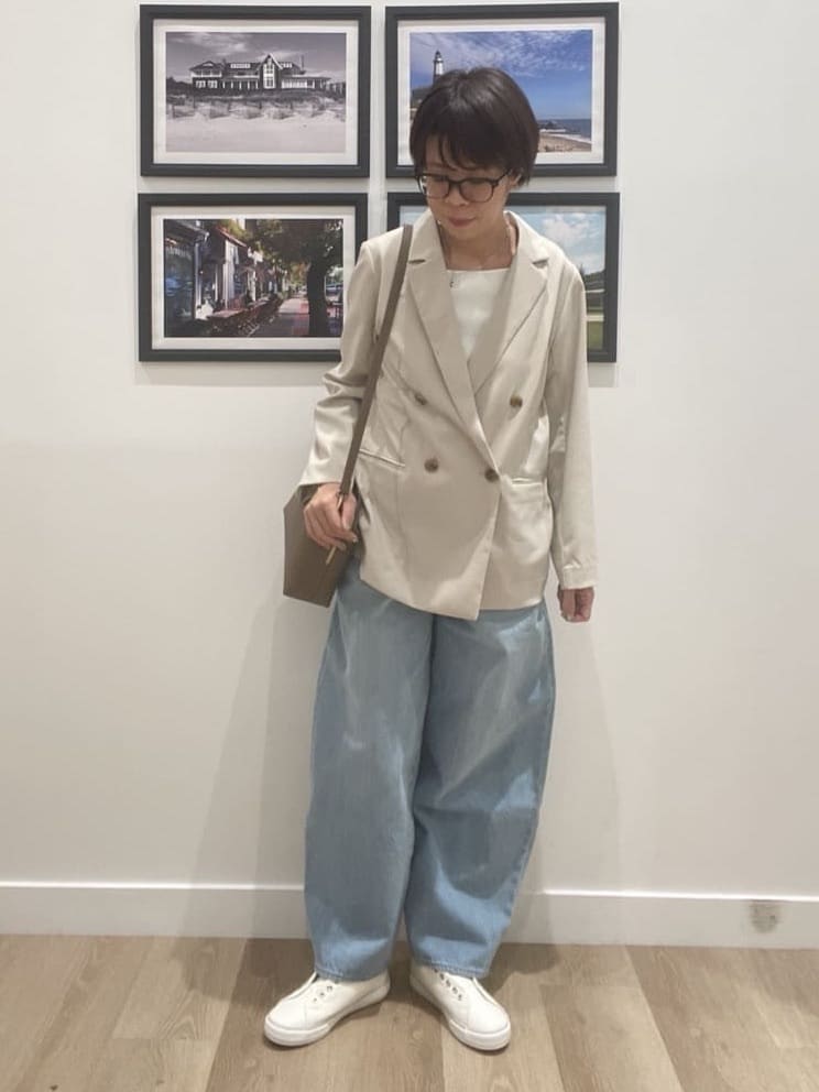 Naoさんの「Dessin｜【セットアップ可/洗える】ダブルストレッチジャケット」を使ったコーディネート