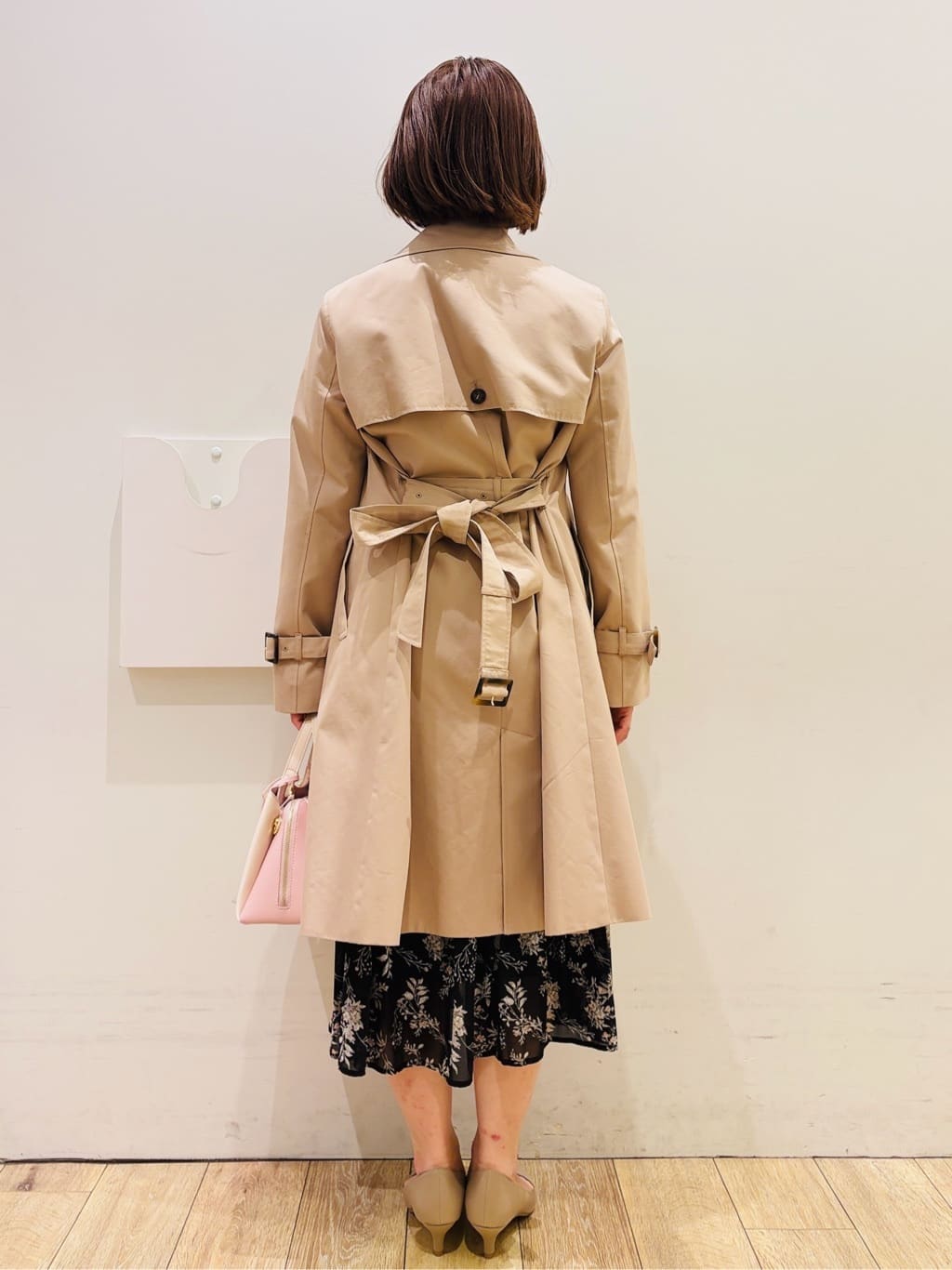YUKOさんの「index｜撥水トレンチコート【洗濯機OK／花粉対応】《XS～3L》」を使ったコーディネート