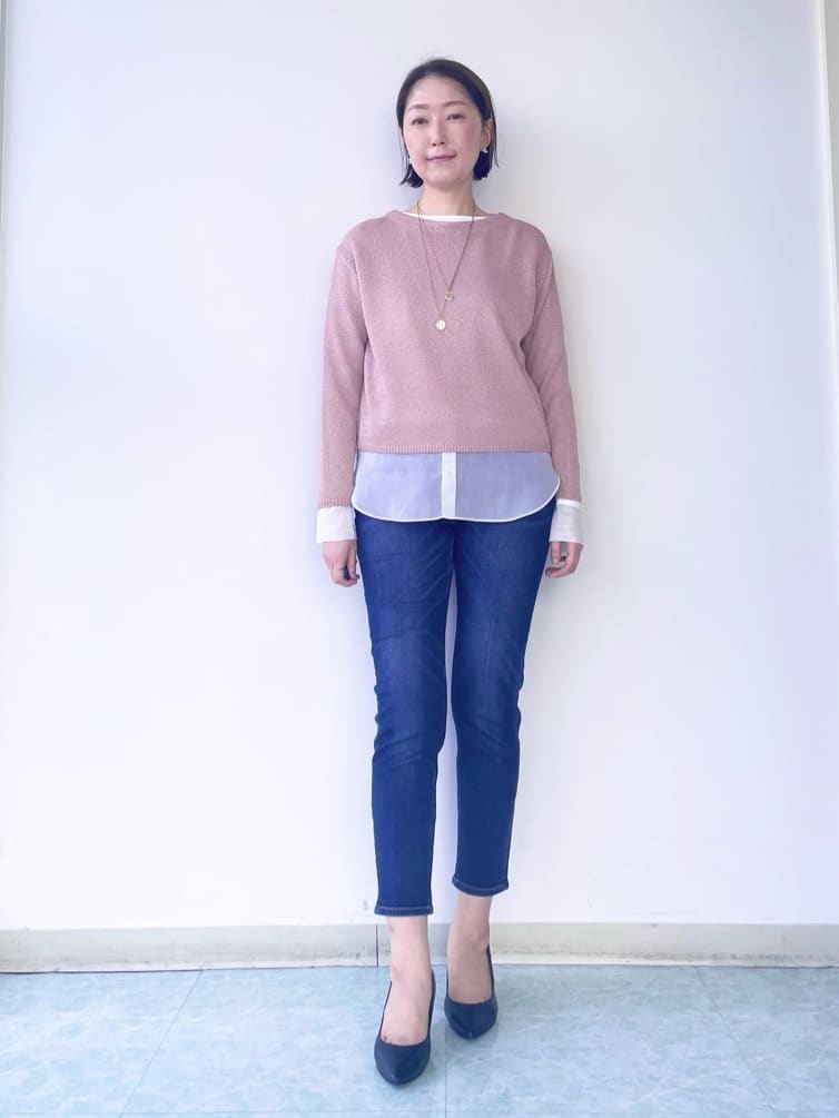aliceさんの「UNTITLED｜【Healthy DENIM&times;UNTITLED】別注 R Mrytle（リマートル）テーパードデニム」を使ったコーディネート