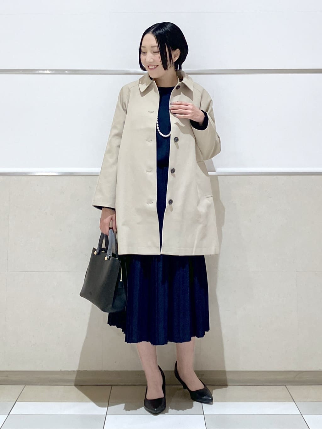 eriko さんの「Dessin｜ツイードクルーネックジャケット」を使ったコーディネート