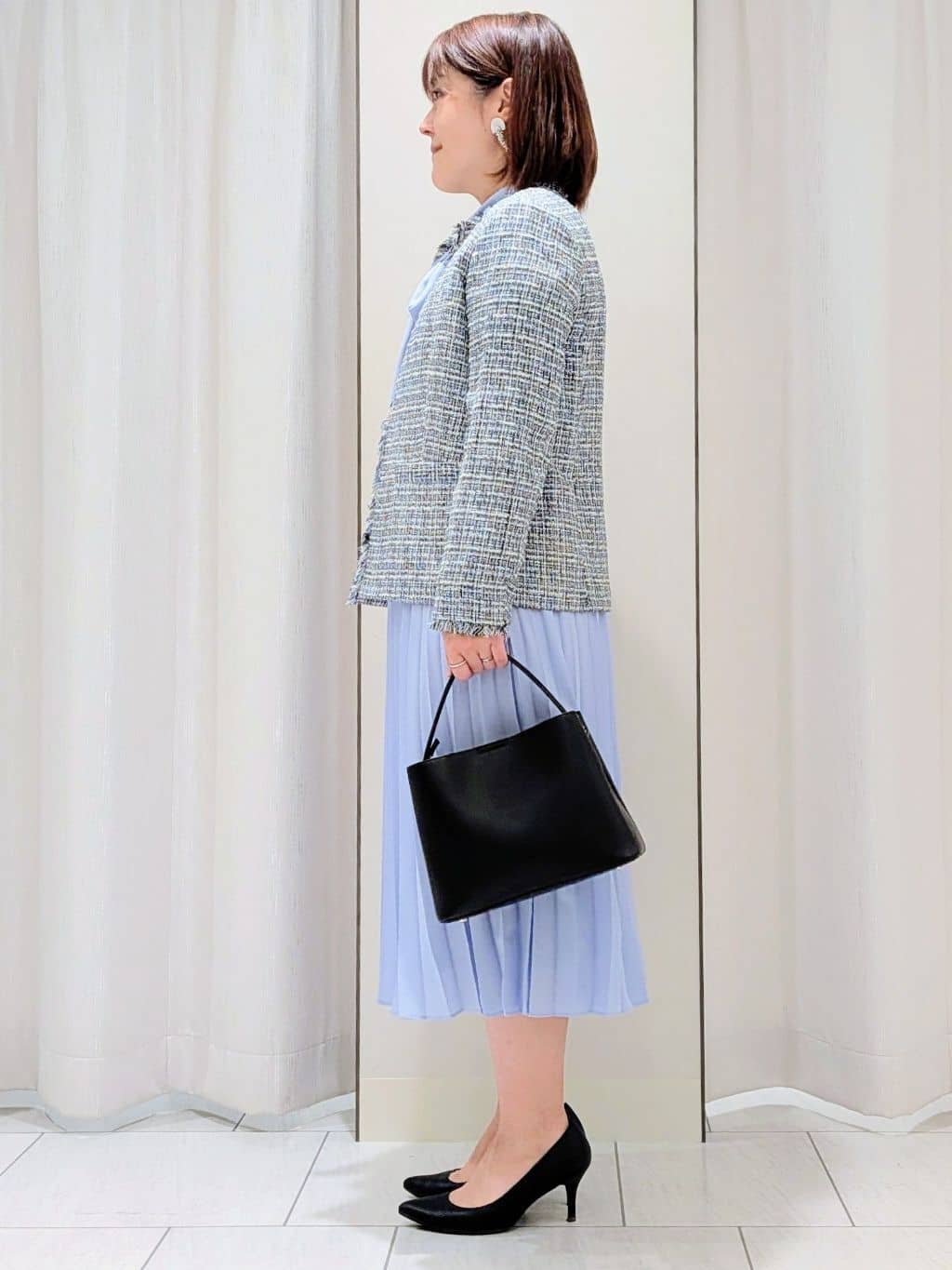 Onumaさんの「UNTITLED｜【仕事着/スーツ】ファンシーツイード ジャケット」を使ったコーディネート