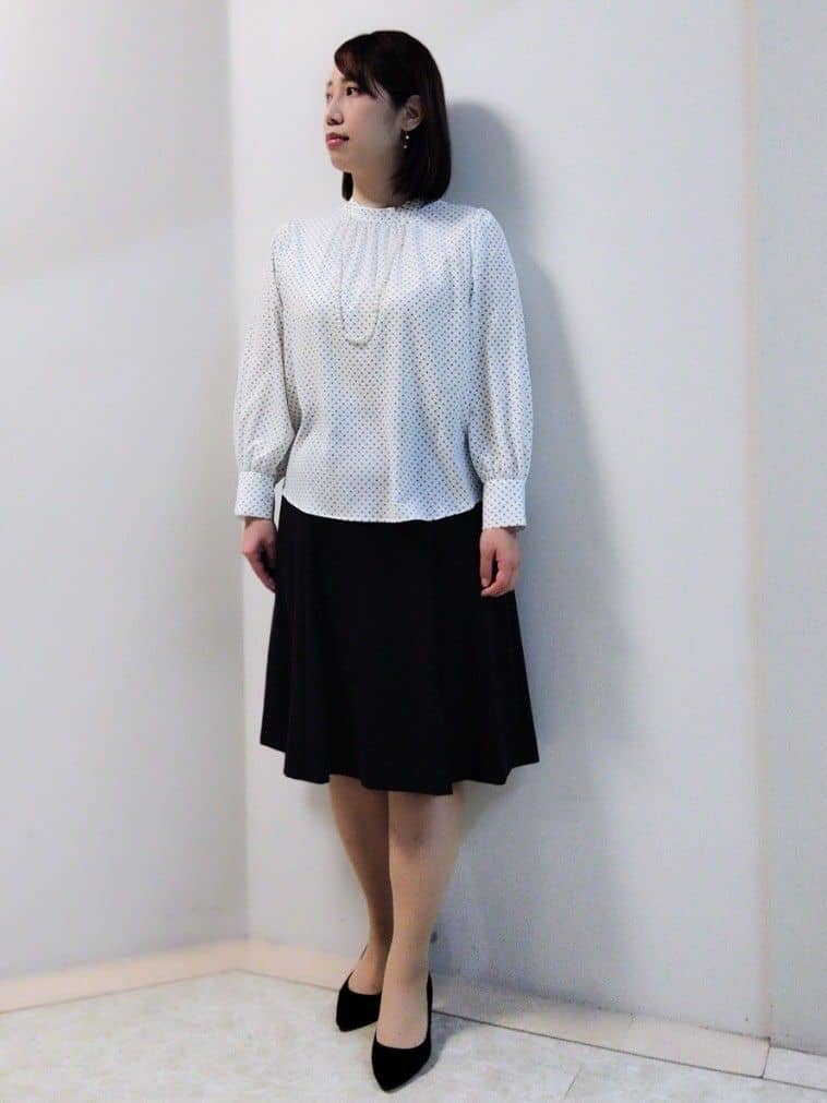 エリさんの「Reflect｜【SS-4Lサイズ／通勤／セットアップ可】ノーカラージャケット」を使ったコーディネート
