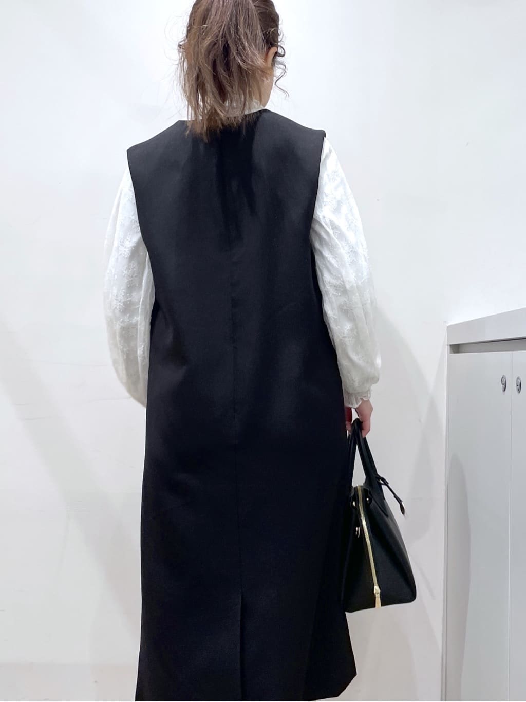 Junさんの「index｜キーネックジャンスカ【洗濯機OK／防シワ／イージーアイロン】」を使ったコーディネート