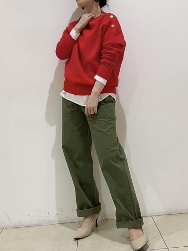 watanabeさんの「UNTITLED｜【洗える】ミラノリブニット」を使ったコーディネート