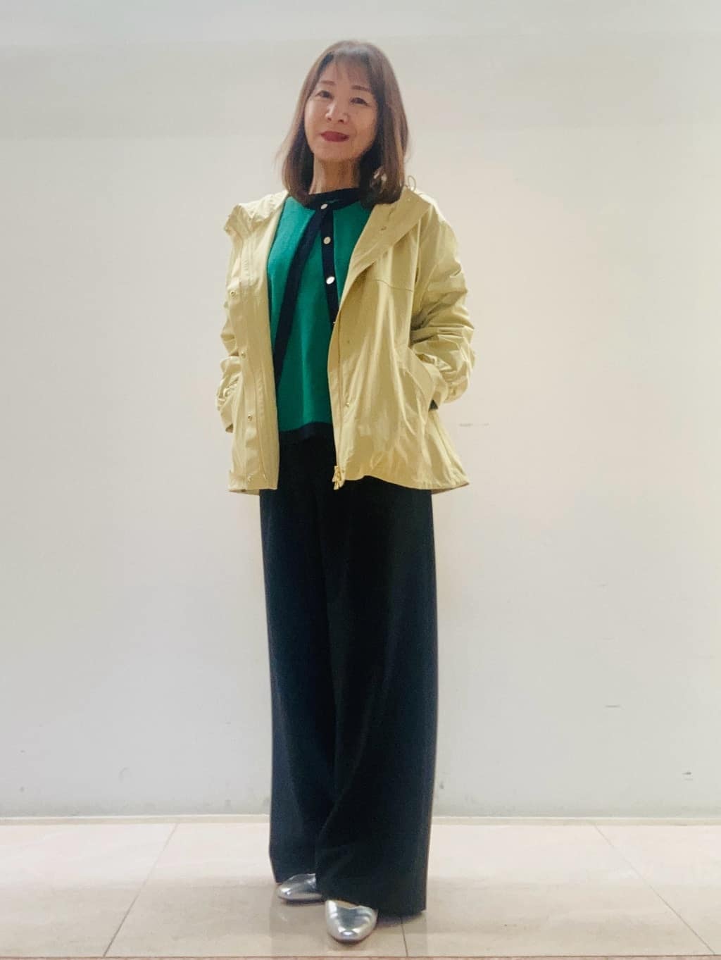 kurodaさんの「Reflect｜【アンサンブル可】バイカラーニット」を使ったコーディネート