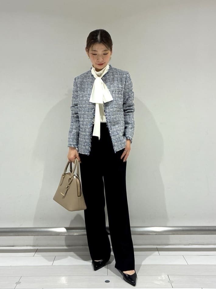Rinさんの「UNTITLED｜【仕事着/スーツ】ファンシーツイード ジャケット」を使ったコーディネート