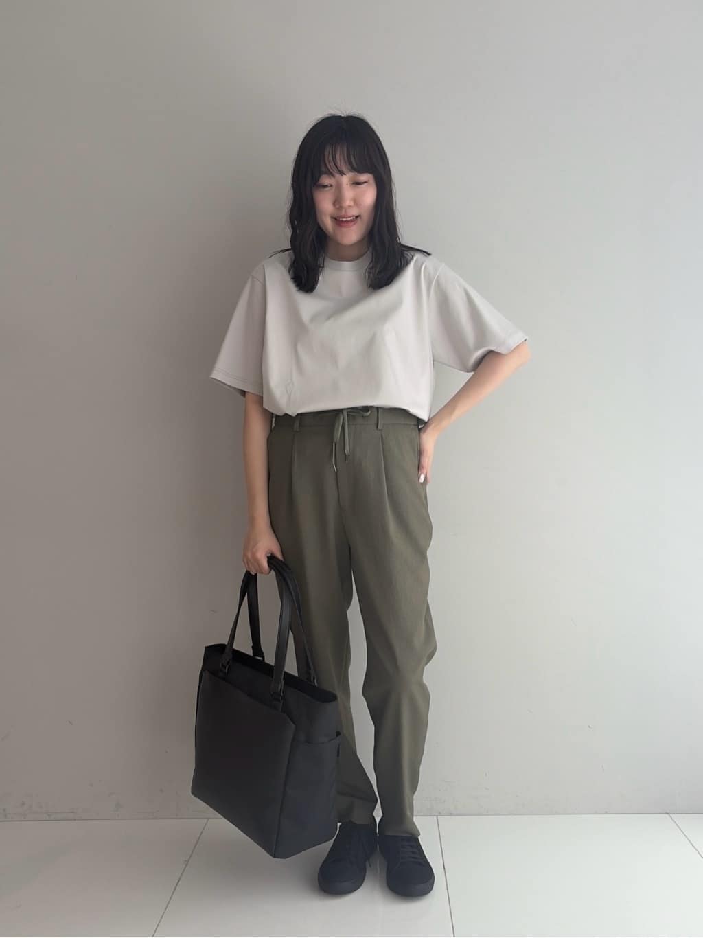 Akutagawaさんの「TAKEO KIKUCHI｜【接触冷感】アイスクリアコットン Tシャツ」を使ったコーディネート
