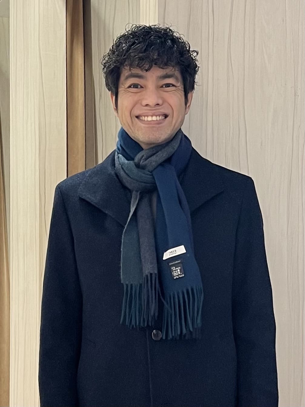 URAさんの「TAKEO KIKUCHI｜【ウールカシミヤブレンド】ビーバー調 スタンドカラー コート」を使ったコーディネート