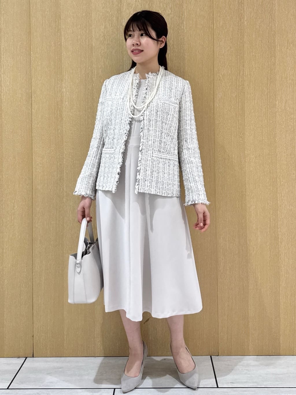 nanaさんの「UNTITLED｜【仕事着/スーツ】ファンシーツイード ジャケット」を使ったコーディネート