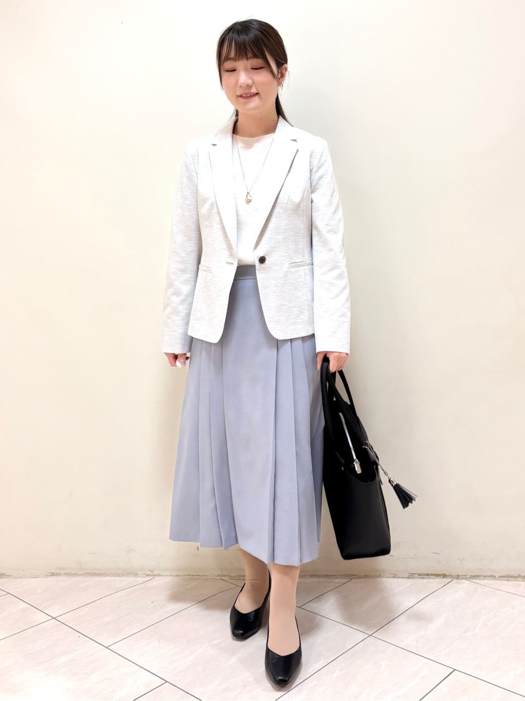 mikiさんの「Reflect｜【SS-4Lサイズ／UVカット／接触冷感】匠ジャケット／ベーシックテーラード」を使ったコーディネート