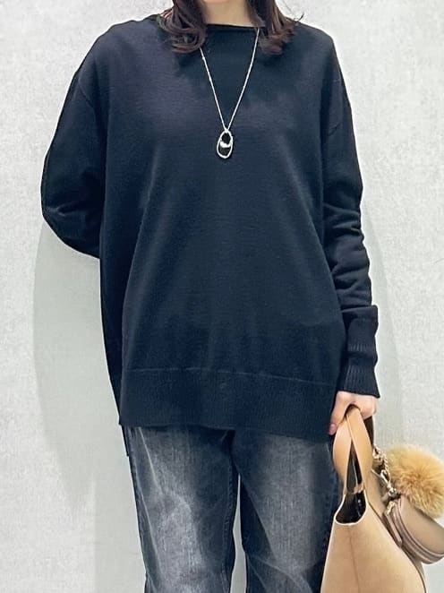 Miwaさんの「UNTITLED｜【8色展開/体型カバー】魅せるタイムレスニット」を使ったコーディネート