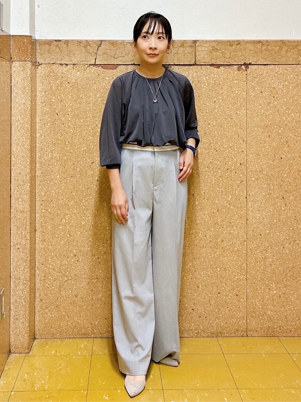 hattoriさんの「INDIVI｜【選べるトップパーツ】ワントップネックレス」を使ったコーディネート
