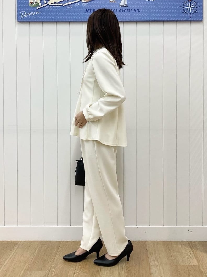 yoshiさんの「Dessin｜【入卒/セレモニー/セットアップ可能】カットジョーゼット2WAYトップス」を使ったコーディネート