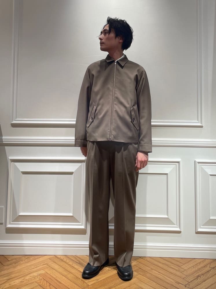 橋本さんの「DRESSTERIOR｜【ウォッシャブル】ウールハリントン ジャケット」を使ったコーディネート