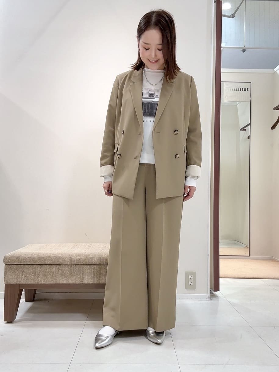 YUIさんの「UNTITLED｜【コットン100/洗える】フォトロングTシャツ」を使ったコーディネート