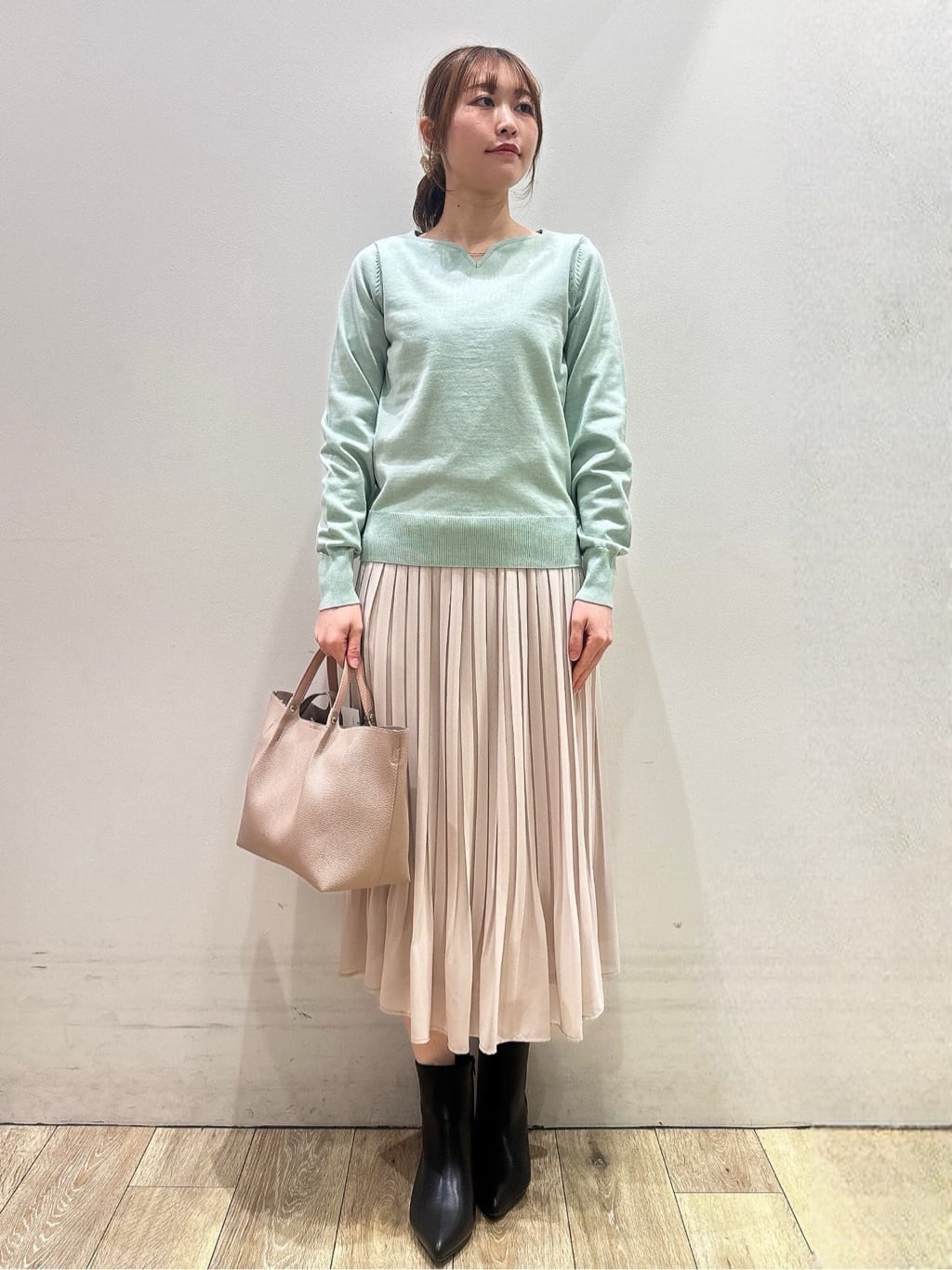 MOMOさんの「index｜KAWADAダウンショートコート【撥水／洗濯機OK／静電気防止裏地】《XS～LL》」を使ったコーディネート