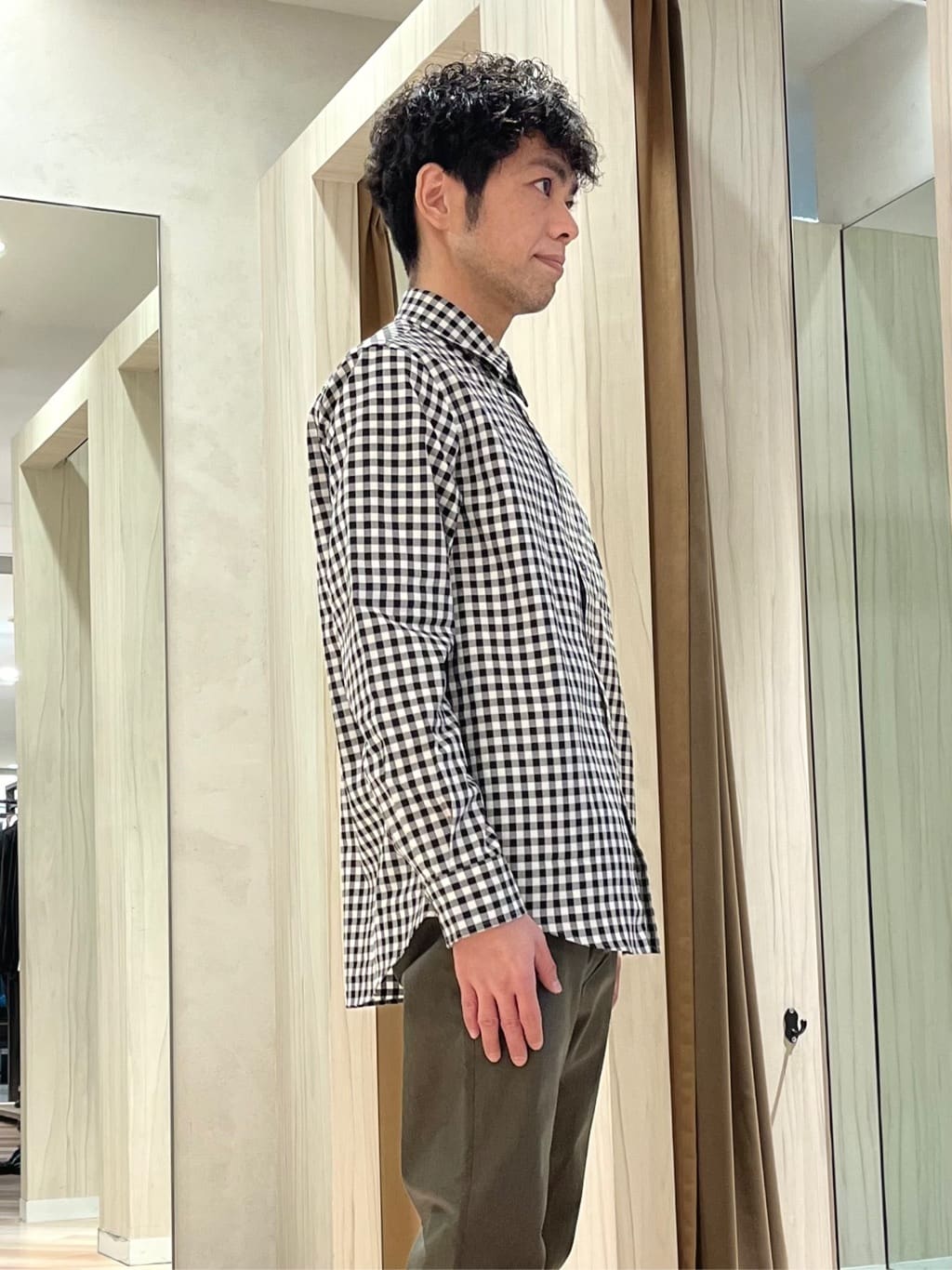 URAさんの「TAKEO KIKUCHI｜【None Of Stress】ストレッチ ダウンブルゾン」を使ったコーディネート