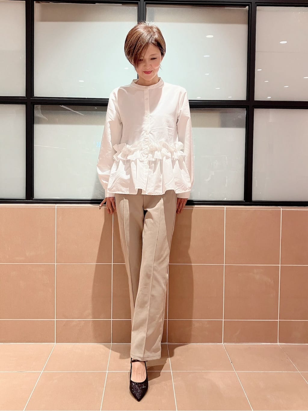 Ｋさんの「ESPERANZA｜甲ストラップシアーパンプス」を使ったコーディネート
