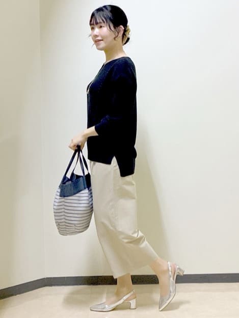  beni_gingerさんの「Reflect｜【パンツ合わせにぴったり◎】ゆったりオフボディニット」を使ったコーディネート