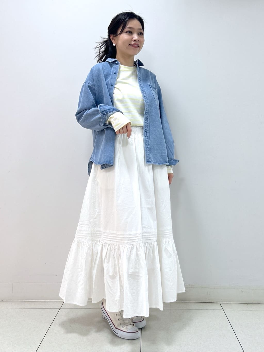 Kaiさんの「Dessin｜【ユニセックス/洗える】10OZデニムシャツ」を使ったコーディネート