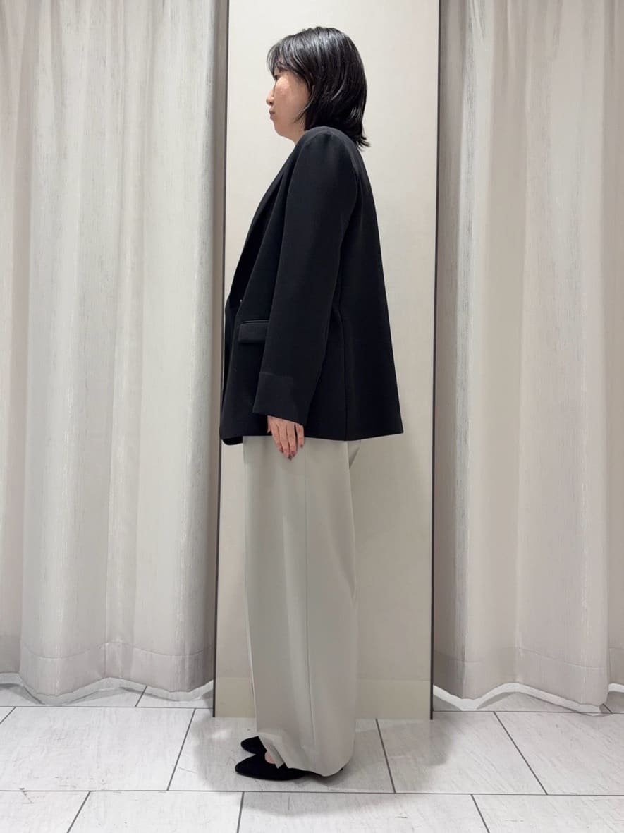 わたなべさんの「UNTITLED｜◆【洗える/ストレッチ性】ダブルブレストジャケット」を使ったコーディネート