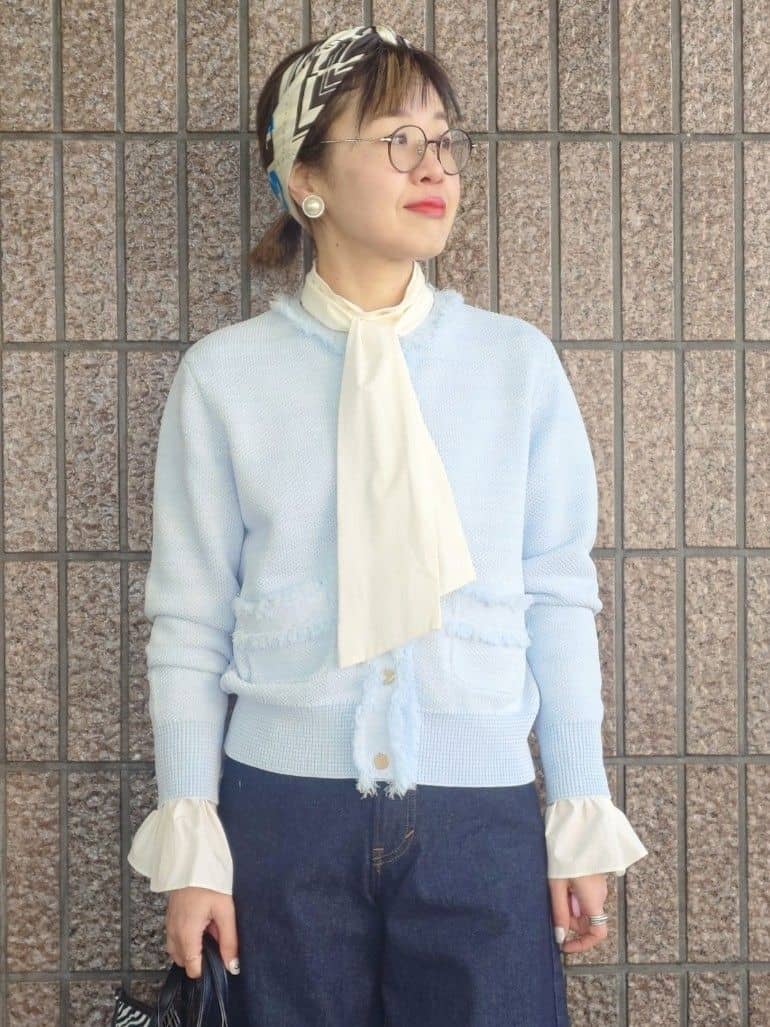 MUTSUKOさんの「UNTITLED｜【LEE】STANDARD WARDROBE ワイドパンツ」を使ったコーディネート