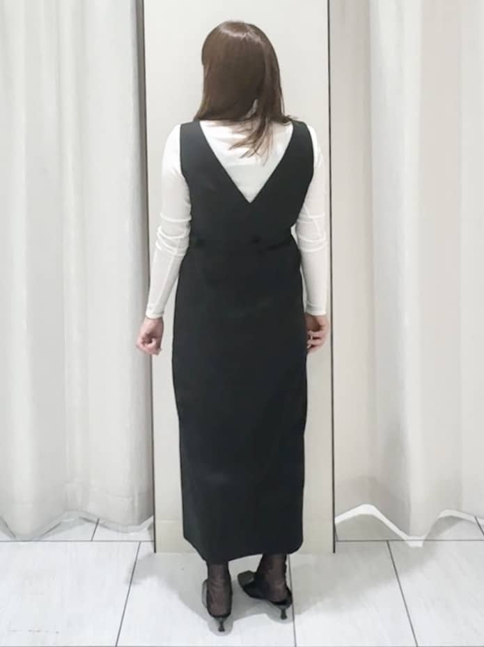 ʏᴜᴋɪᴋᴏさんの「UNTITLED｜◆【洗える/レイヤードインナー】ナチュラルテレコハイネックプルオーバー」を使ったコーディネート