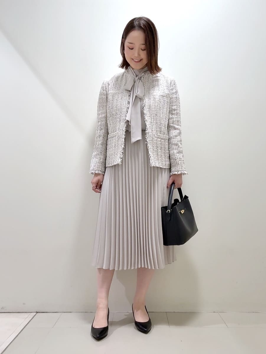 YUIさんの「UNTITLED｜【仕事着/スーツ】ファンシーツイード ジャケット」を使ったコーディネート