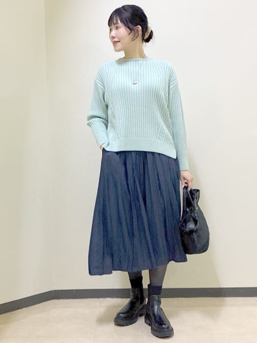  beni_gingerさんの「Reflect｜【ゆったり着られる◎】ワイドリブニットプルオーバー」を使ったコーディネート
