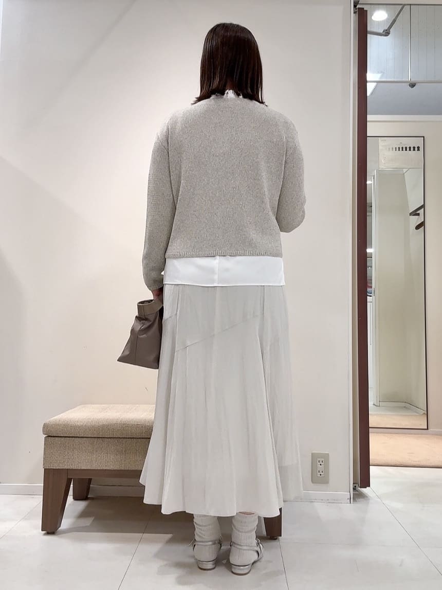 YUIさんの「UNTITLED｜【定番人気/はっ水/洗える】タスランショートトレンチコート」を使ったコーディネート