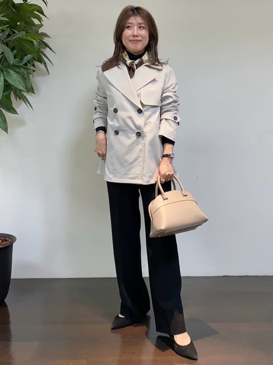 tomoさんの「UNTITLED｜【吸湿発熱/洗える】ハイネックインナー」を使ったコーディネート