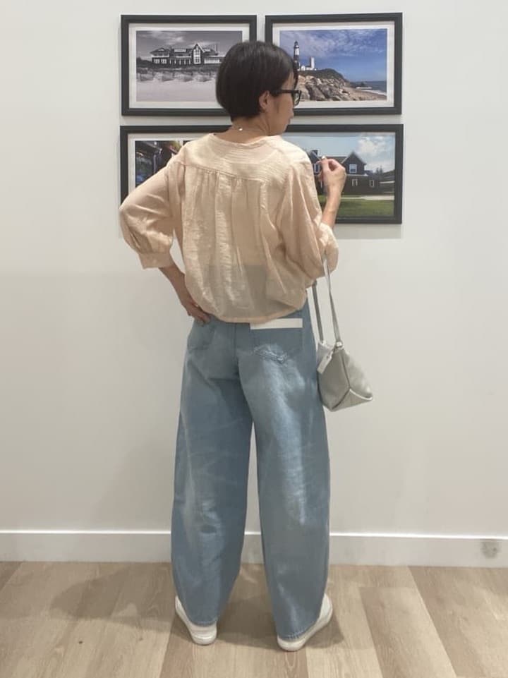 Naoさんの「Dessin｜【洗える】シアードロストブラウス」を使ったコーディネート