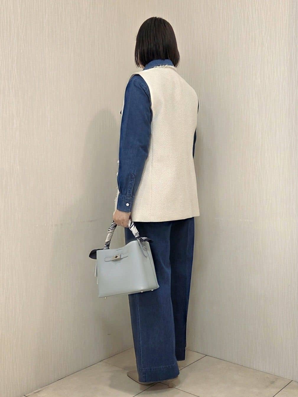 naokoさんの「UNTITLED｜【オンオフ使える】スラブツイード ジレ」を使ったコーディネート
